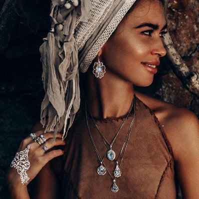 Moonstone Pendant-Tempting Tribute - Gemstone Silver Jewelry