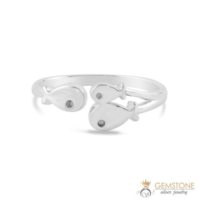 Silver Ring-Countless Fishes