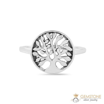 Silver Ring-Tree Of Life