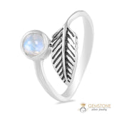 Moonstone Ring-Hoops Of Nature