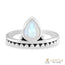 Moonstone Ring-Glittering Tiara