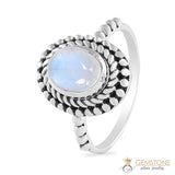 Moonstone Ring-Lunar Spark