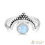 Moonstone Ring-Sparkling Yuni
