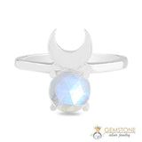 Moonstone Ring-Ethereal Noblesse
