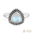 Moonstone Ring-Prism Light