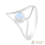 Moonstone Ring-Dainty Luster