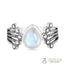 Moonstone Ring-Guarded Dewdrop