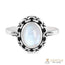 Moonstone Ring-Delicate Flair