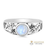 Moonstone Ring-Crisp Meadow