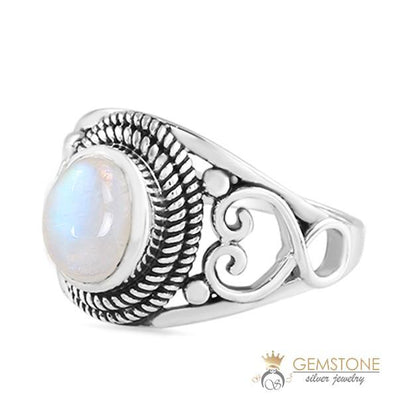 Moonstone Ring-Glitzy Allegra