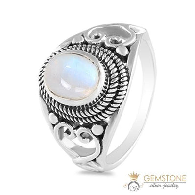 Moonstone Ring-Glitzy Allegra