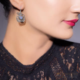 Moonstone Earring-Forbidden Fruit - Gemstone Silver Jewelry