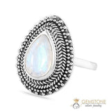 Moonstone Ring-Colossal Elegance