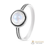 Moonstone Ring-Vibrant Bond