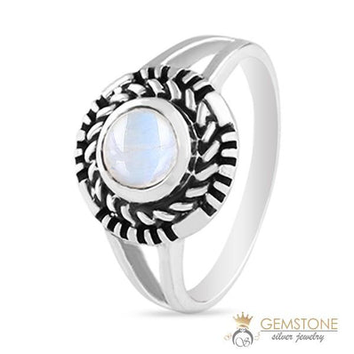 Moonstone Ring-Precious Crux