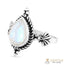 Moonstone Ring-Flawless Chevron