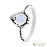 Moonstone Ring-Exotic Mirth