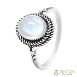 Moonstone Ring-Legend Of The Moon