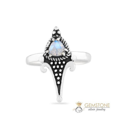 Moonstone Ring-Wild Edges