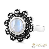 Moonstone Ring-Moonflower
