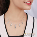 Moonstone Necklace-Drops Of Infinity