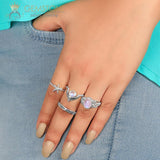 Moonstone Ring-Shimmering Yonder - gemstonesilverjewelryus