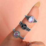 Moonstone Ring-Noble Luminance - gemstonesilverjewelryus