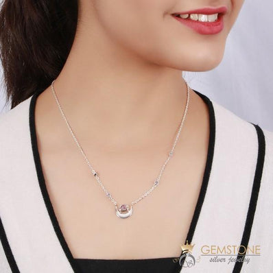 Moonstone Necklace-Old Soul - Gemstone Silver Jewelry