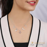 Moonstone Necklace-Dos Lunas