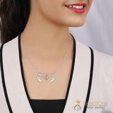 Moonstone Necklace-Angel Wings