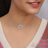 925 STERLING SILVER -SOLAR PLEXUS CHAKRA CHOKER - gemstonesilverjewelryus