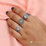 Moonstone Ring-Luna Daze