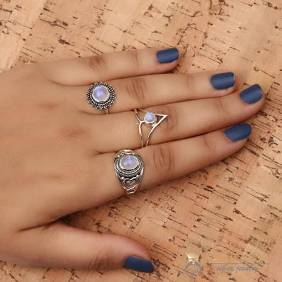 Moonstone Ring-Glitzy Allegra