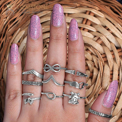 Silver Ring-Drizzling Bow