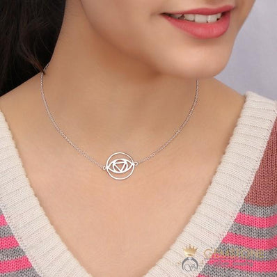 925 STERLING SILVER -BROW CHAKRA NECKLACE - Gemstone Silver Jewelry