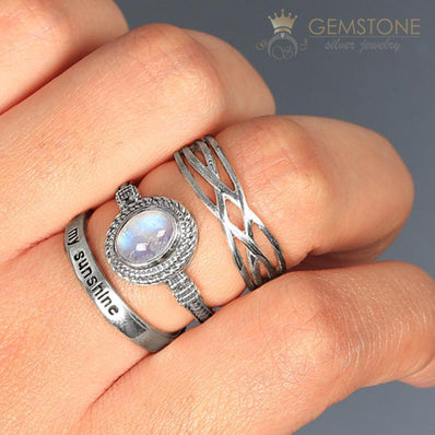 Moonstone Ring
