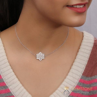 925 STERLING SILVER -COEXIST IN HARMONY CHAKRA NECKLACE - Gemstone Silver Jewelry