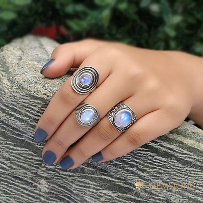 Moonstone Ring-Moon's Myth