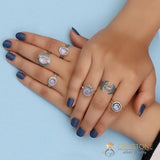 Moonstone Ring-Pearl Of Beach - gemstonesilverjewelryus