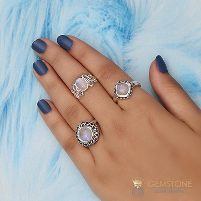 Moonstone Ring-Butterfly Lore