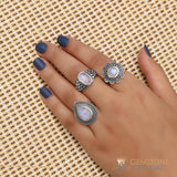 Moonstone Ring-Lusting Light - gemstonesilverjewelryus
