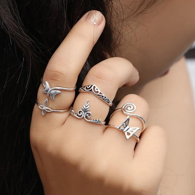 Silver Ring-Butterfly Folk