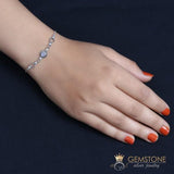 Moonstone Bracelet-Moon Constellations - gemstonesilverjewelryus