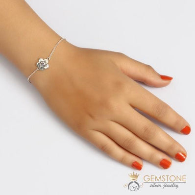 Moonstone Bracelet-Young Floret - gemstonesilverjewelryus