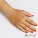 Moonstone Bracelet-Young Floret - gemstonesilverjewelryus