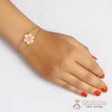 14KT ROSE GOLD -COEXIST IN HARMONY CHAKRA BRACELET - gemstonesilverjewelryus