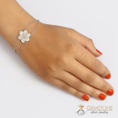 925 STERLING SILVER -COEXIST IN HARMONY CHAKRA BRACELET - Gemstone Silver Jewelry