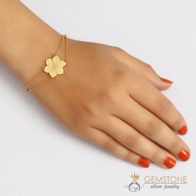 14KT YELLOW GOLD -COEXIST IN HARMONY CHAKRA BRACELET - Gemstone Silver Jewelry