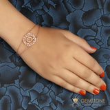 14KT ROSE GOLD -THROAT CHAKRA BRACELET - gemstonesilverjewelryus