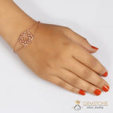 14KT ROSE GOLD -SOLAR PLEXUS CHAKRA BRACELET - gemstonesilverjewelryus